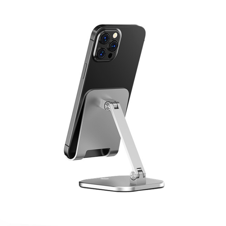 

SSKY X22 Metal Folding Desktop Mini Portable Tablet Stand, Size: Small , Color: Silver
