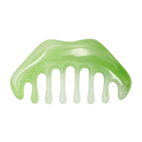 

99 8-tooth Beeswax Acupoint Scraping Comb(Green)