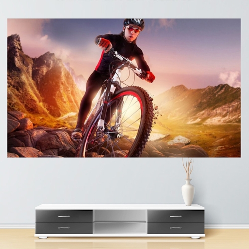 

Folding Metal Anti-Light HD Projection Curtain, Size: 92 inch 16:9 199x112cm