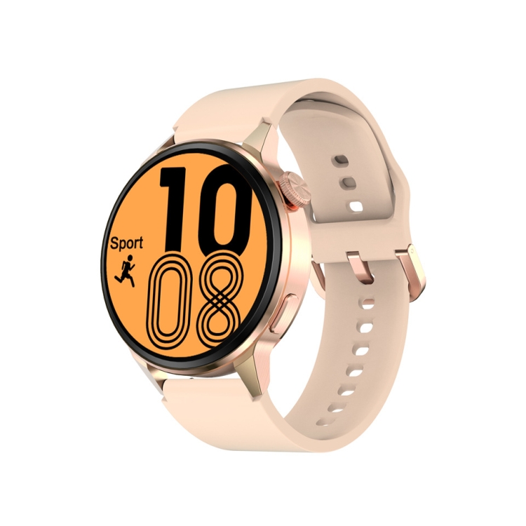 

Wearkey DT4+ 1.36 Inch HD Screen Smart Call watch with NFC Function, Color: Gold Silicone