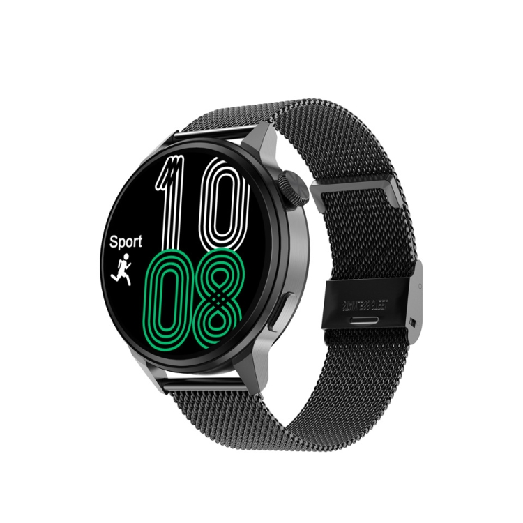 

Wearkey DT4+ 1.36 Inch HD Screen Smart Call watch with NFC Function, Color: Black Steel