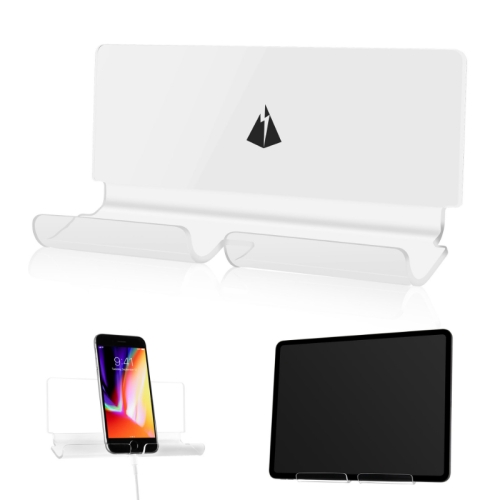 

Wall Paste Mobile Phone Tablet Charging Base Bracket(Transparent)