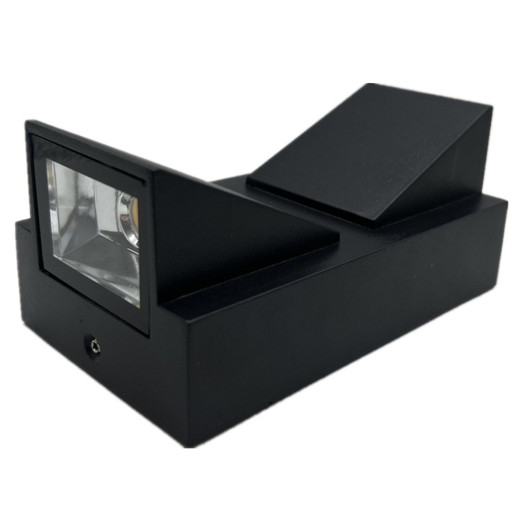 

Outdoor Square Waterproof Wall Light, Power: Double K 12W( White)