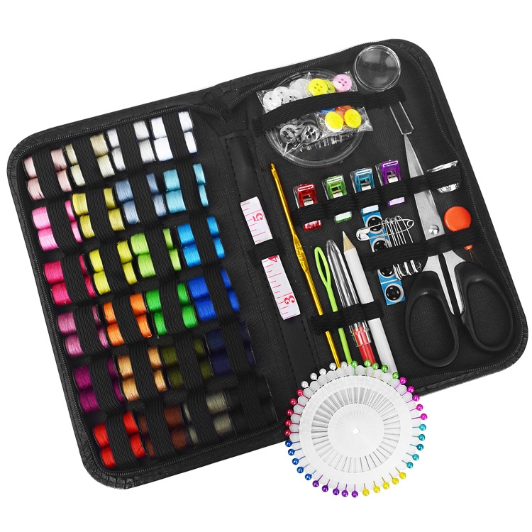 

2 Sets 172 In 1 Multifunctional Needle and Thread Tool Set, Spec: Silver Needles