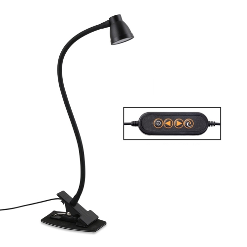 

668A001 USB 360 Degree Bend Hose Desk Lamp, Spec: Black Stepless Dimming
