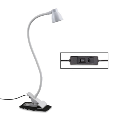 

668A001 USB 360 Degree Bend Hose Desk Lamp, Spec: White Two-speed Dimming