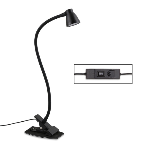 

668A001 USB 360 Degree Bend Hose Desk Lamp, Spec: Black Two-speed Dimming