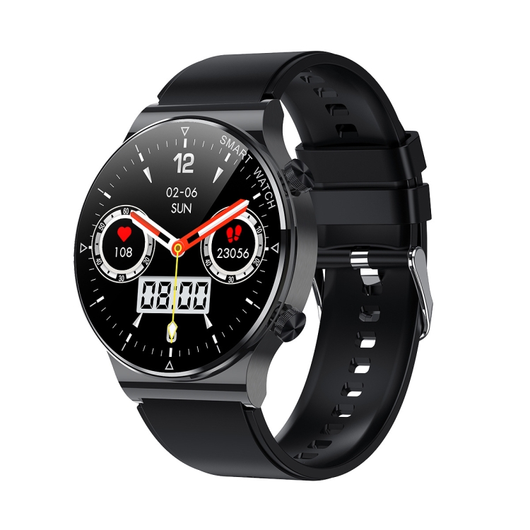 

ME88 1.32 Inch Heart Rate Sleep Monitoring Smart Watch(Black Silicone)