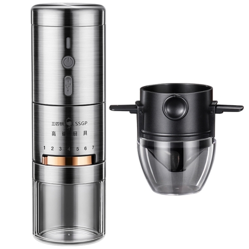 M200B Electric Mini Coffee Grinder Grain Bean Grinding Machine, Spec: EU  Plug(Black)