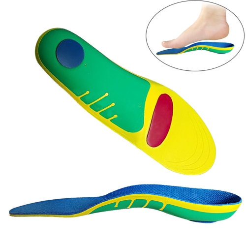 

2 Pairs Flat Foot Correction Insole Adult High Foot Bow Pads, Size: Small(Green)