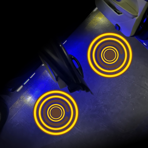 LED Induction infrarouge porte de voiture de voiture de bienvenue lumière  nocturne projection lumière ambiante, spécification