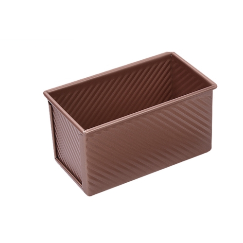 

Household Toast Cake Mold Baking Pan, Color: Gold (Without Lid)