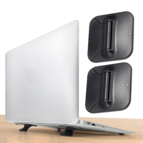 

Portable Folding Notebook Computer ABS Bracket(Black)