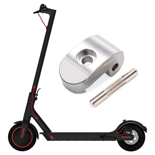 

High-density Alloy Steel Electric Scooter Folding Hook for Xiaomi M365 / Pro,Style: Silver+1 Dowel