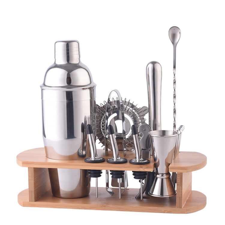 

16 in 1 Bamboo and Wood Rack Bar Bartending Tools(K16-2)
