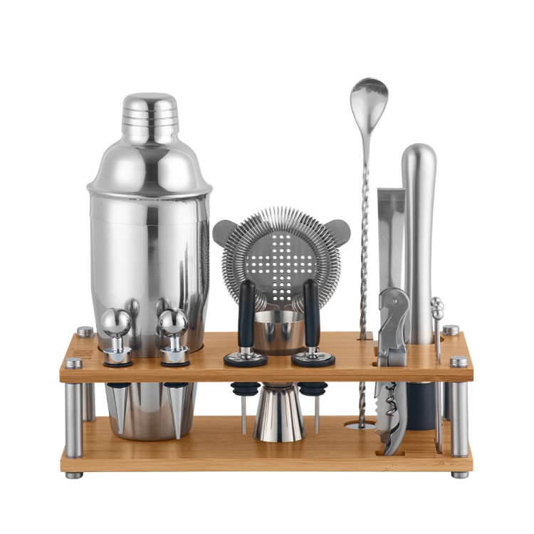 

16 In 1 750ml Bamboo and Wood Rack Bartending Tool(K16-11)