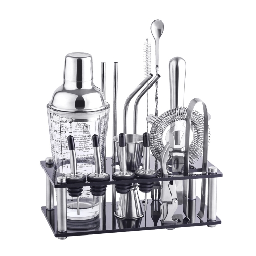 

17 in 1 400ml Glass Shaker with Graduated Shaker Set(K17-3)