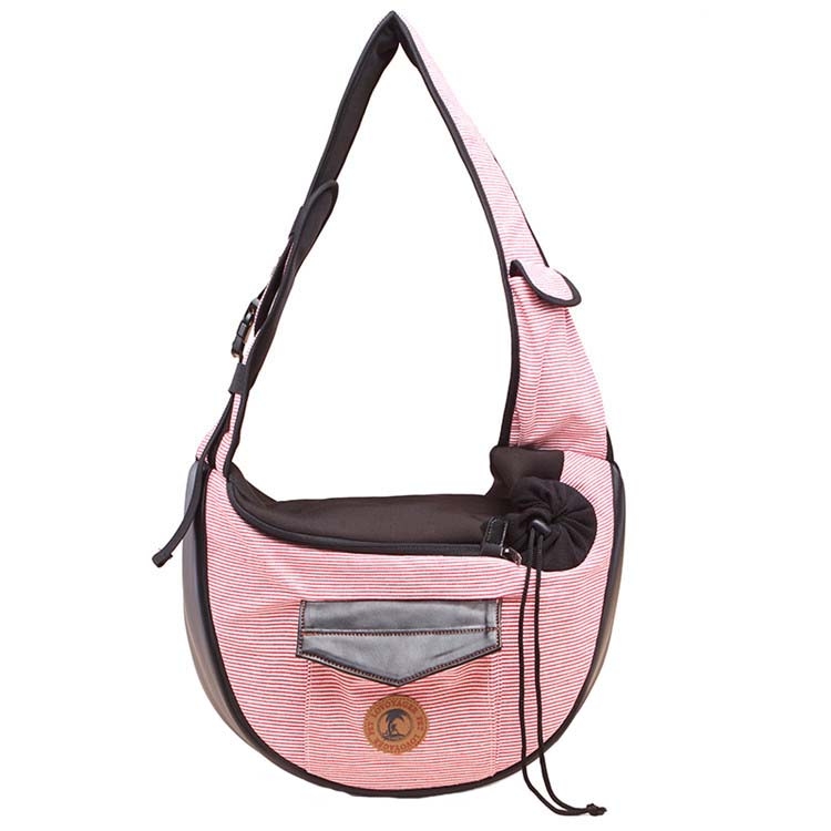 

LOVOYAGER Diagonal Pet Backpack Small Dog And Cat Travel Bag, Style: Winter Grey