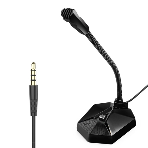 

Metal Hose Meeting Desktop Microphone, Spec: 3.5 Version (Black)