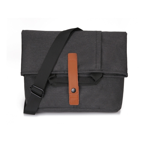 

LEMU Men Waterproof Vintage Postman Messenger Bag(Black)