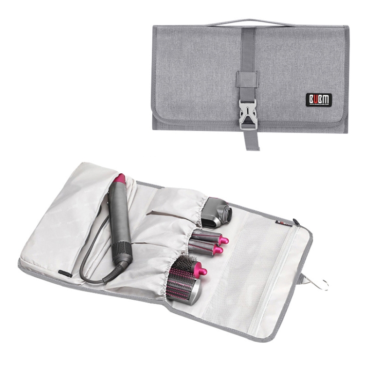 

BUBM Multifunctional Portable Curler Storage Bag For Dyson, Color: Grey