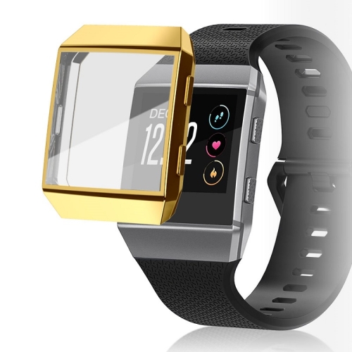 

2 PCS Watch Full Coverage Silicone Case For Fitbit Ionic, Color: Gold