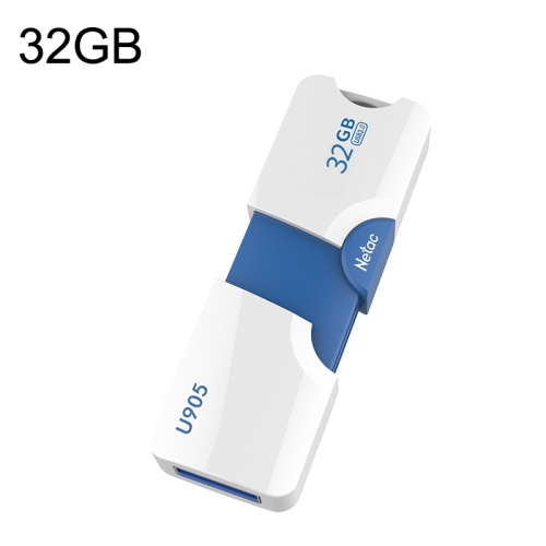 

Netac U905 High Speed USB3.0 Retractable Car Music Computer USB Flash Drive, Capacity: 32GB