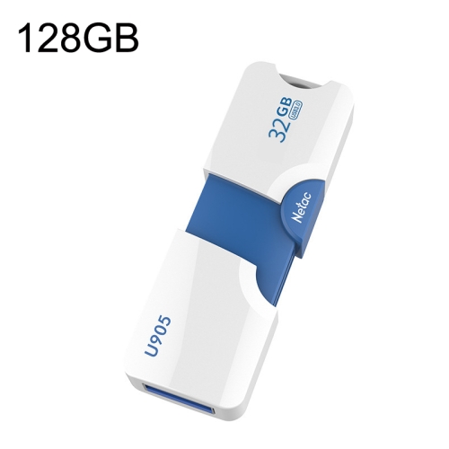 Netac U905 High Speed USB3.0 Retractable Car Music Computer USB Flash Drive, Capacity: 128GB