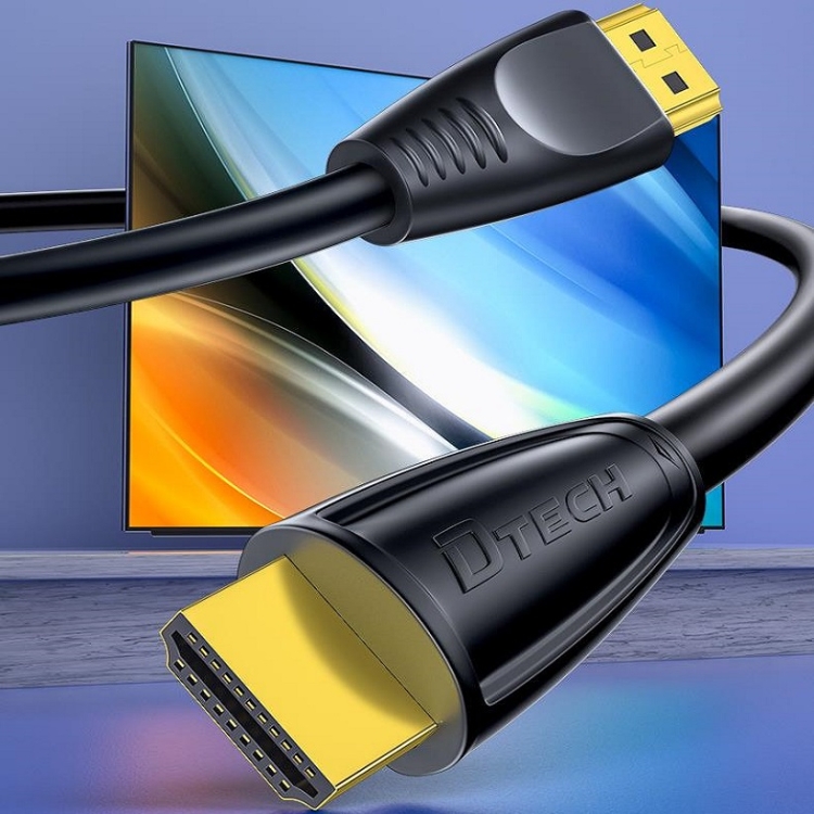 

DTECH HDMI 2.0 HD Connection Cable 4K 60Hz Computer TV Connection Cable, Length: 5m