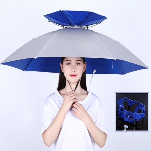 Cappello solare per esterni per esterni a doppio strato e cappello ombrello  pieghevole a prova di