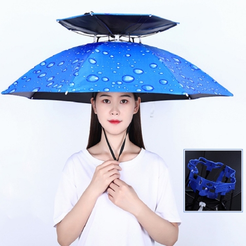 Cappello solare per esterni per esterni a doppio strato e cappello ombrello  pieghevole a prova di
