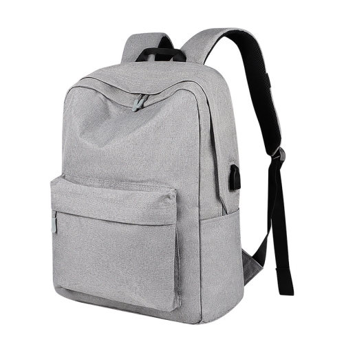 

SJ15 Casual Waterproof Backpack with USB Charging Function(Grey)