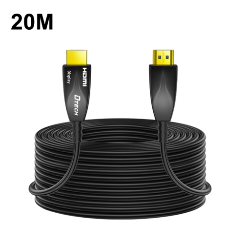 

DTECH HDMI 2.0 Version Fiber Optical Line 4K 60Hz Large Screen TV Engineering Wiring, Length: 20m