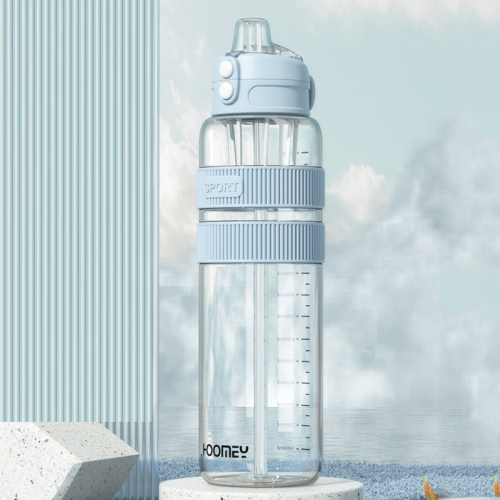 

Summer Fitness Sports Plastic Straw Water Bottle, Capacity: 1500ml (Blue)