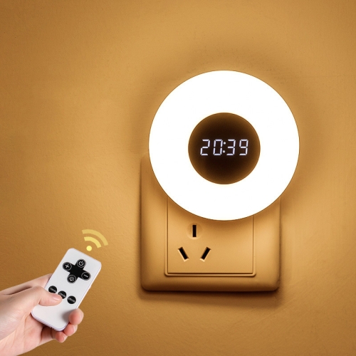 

Stepless Dimming Remote Control Night Light, CN Plug, Color: Monochrome