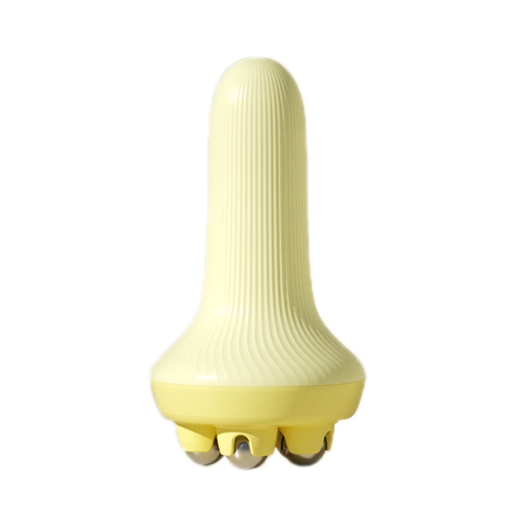 

Inner Leg Exercise Muscle Relaxation Abdominal Shaping Roller Massager, Color: Yellow Steel Ball OPP