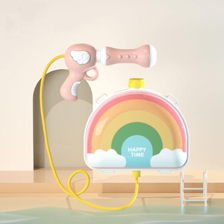 

Children Outdoor Pumping Water Spray Toys Seaside Beach Water Toys, Style: Rainbow