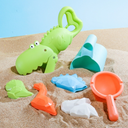 

7 PCS / Set Crocodile Beach Toy Set Children Sand Shovel And Water Play Tools