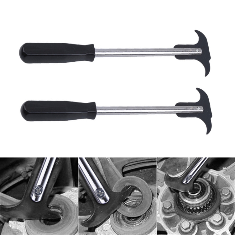 

2 PCS Oil Seal Disassembly Tool Double Head Oil Seal Wrench Puller(Black Handle)