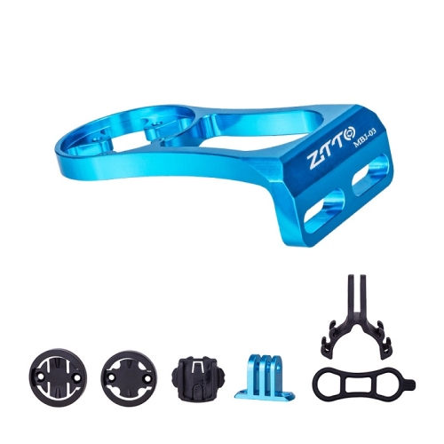 ZTTO Mountain Bike Stopwatch Mount Bicycle Extension Stand, Color: Blue