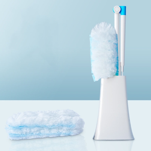 

Disposable Household Vacuum Retractable Feather Duster, Style: With Base+2 Clothes