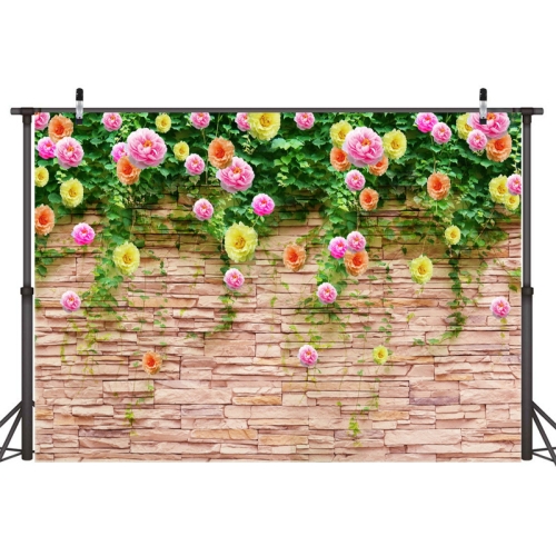 

2.1m x 1.5m Flower Wall Photography Background Cloth