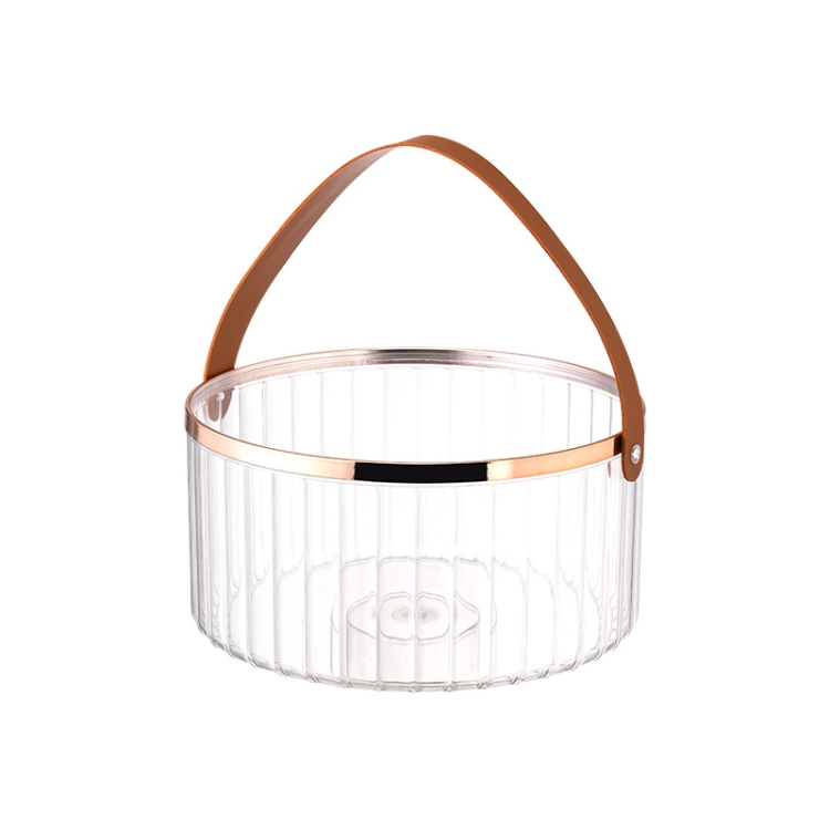 

Outdoor Picnic Portable Fruit Basket Household Ice Bucket, Size: Large (Transparent)