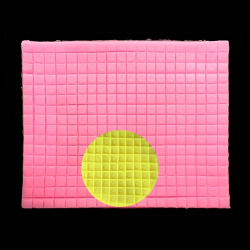 

2 PCS Small Square Lattice Liquid Silicone Fondant Cake Mold