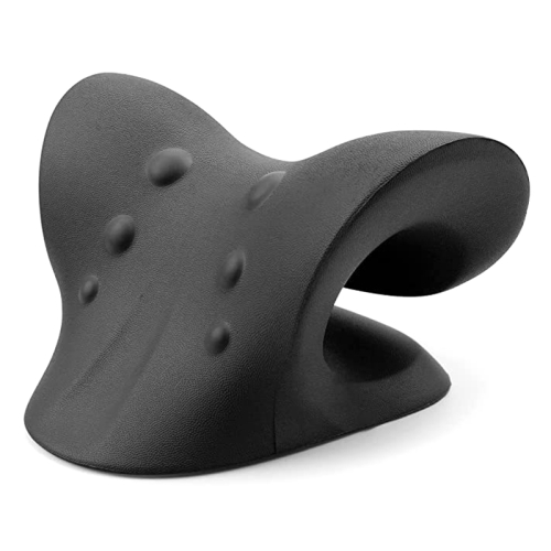 

Neck Shoulder Stretcher Relaxer Cervical Chiropractic Traction Device Pillow (Black)