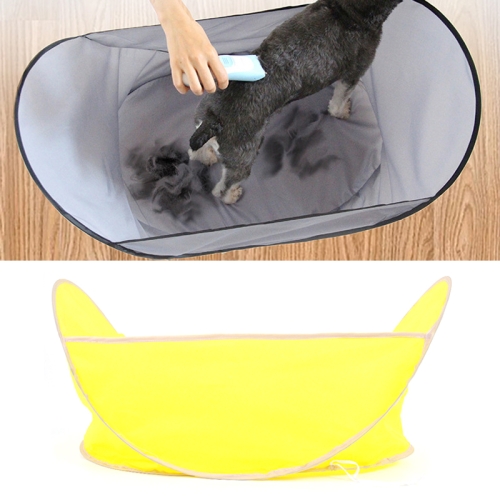 

Dog Clippers Hair Removal Pet Haircut Bib(Lemon Yellow)