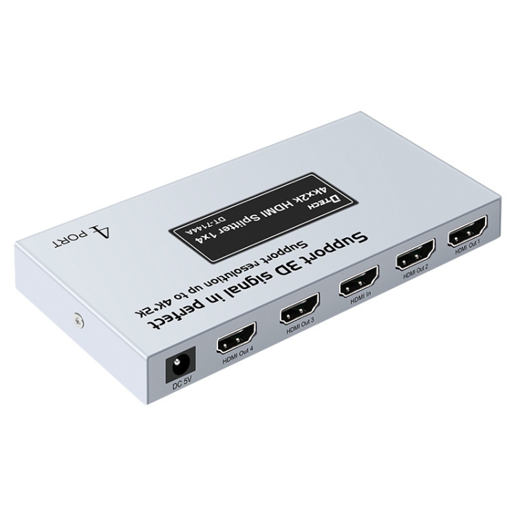 

DTECH DT-7144A HDMI 2.0 1 In 4 Out 4K X 2K HD Video Splitter, CN Plug