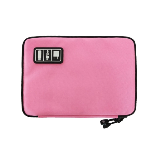 

Multifunctional Portable Mobile Phone Digital Accessories U Disk Storage Bag, Color: Pink