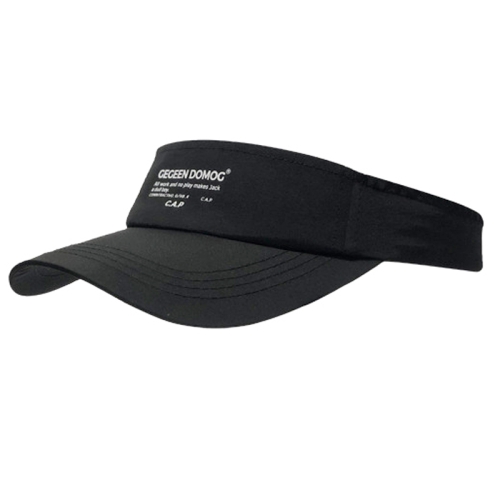 

GEGEEN DOMOG S447 Summer Sunscreen Quick-drying Sports Empty Top Hat(Black)