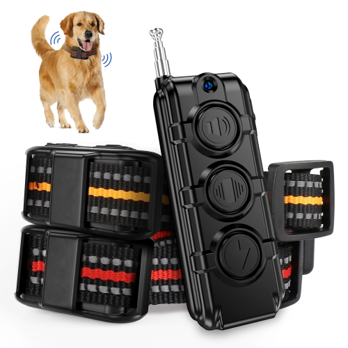 

Electronic Dog Trainer Rechargeable Pet Remote Control Bark Stopper, Specification: 1 Drag 2